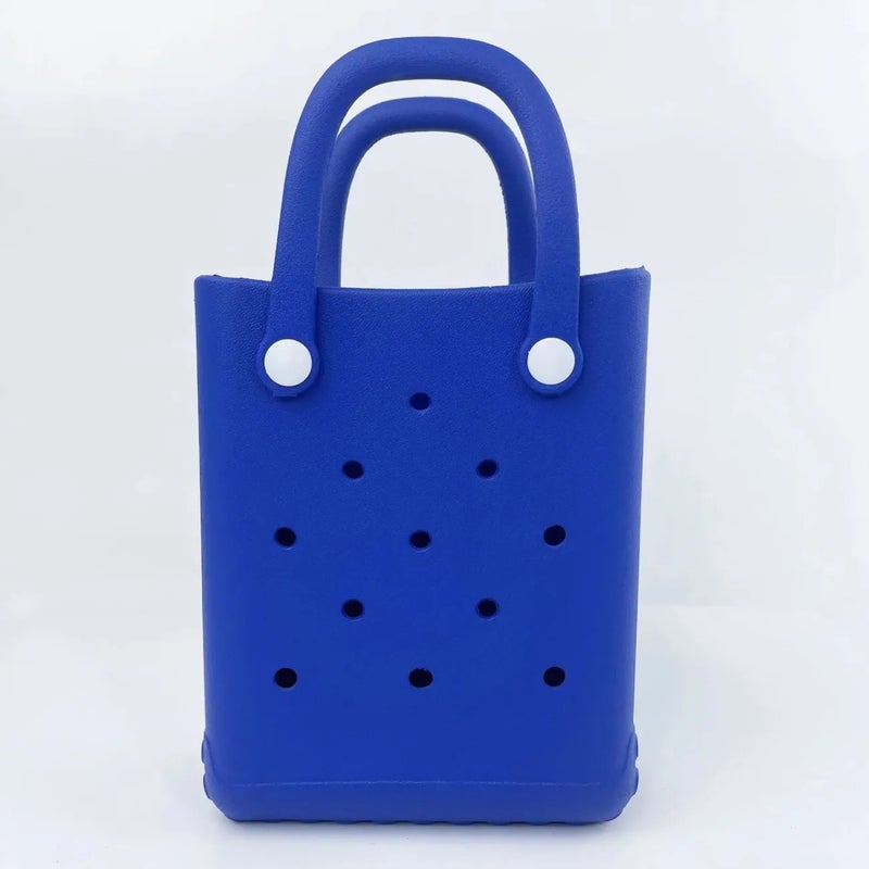 New Eva Jelly Bag Diy Accessories Hole Bag Single Shoulder Slung Beach Vacation Bag Simple Satchel Women'S Bag - Image 1
